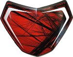 Козырек фары FUEGO TEKKEN 250 2022/23 (красный)