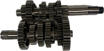 Валы КПП в сборе FUEGO 166FMM (Loncin RE250)