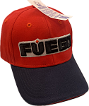 Бейсболка Fuego (Красная, черный козырёк)