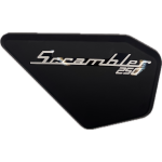Пластик боковой левый FUEGO SCRAMBLER (черный)