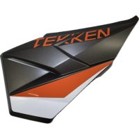 Пластик боковой большой FUEGO TEKKEN 3.0 2023/24 левый (белый/оранжевый)