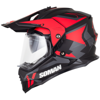 M10 matte black red thunder