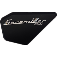 Пластик боковой правый FUEGO SCRAMBLER (черный)