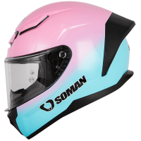 SM973 two tone blue pink