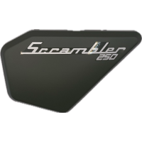 Пластик боковой правый FUEGO SCRAMBLER (хаки)
