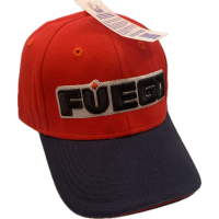 Бейсболка Fuego (Красная, черный козырёк)