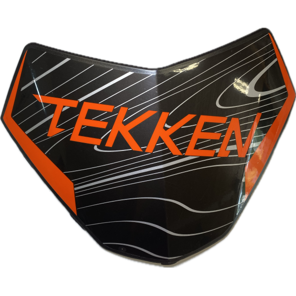 Козырек фары FUEGO TEKKEN 250 2023 (черный/оранжевый)