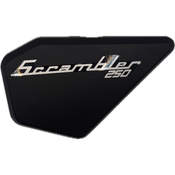 Пластик боковой правый FUEGO SCRAMBLER (черный)