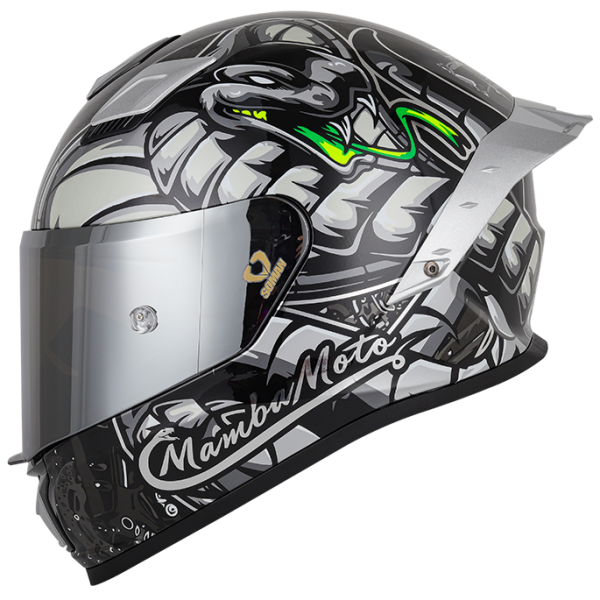 F1 mamba moto silver