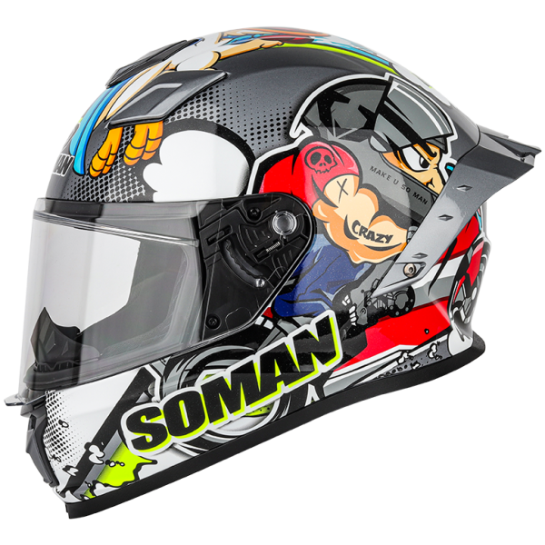F1 crazy moto gray