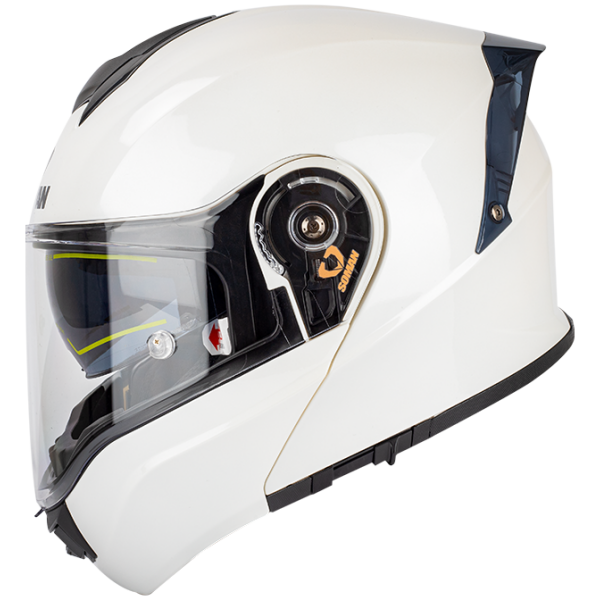 SM965 pearl white + визор с подогревом — изображение 4